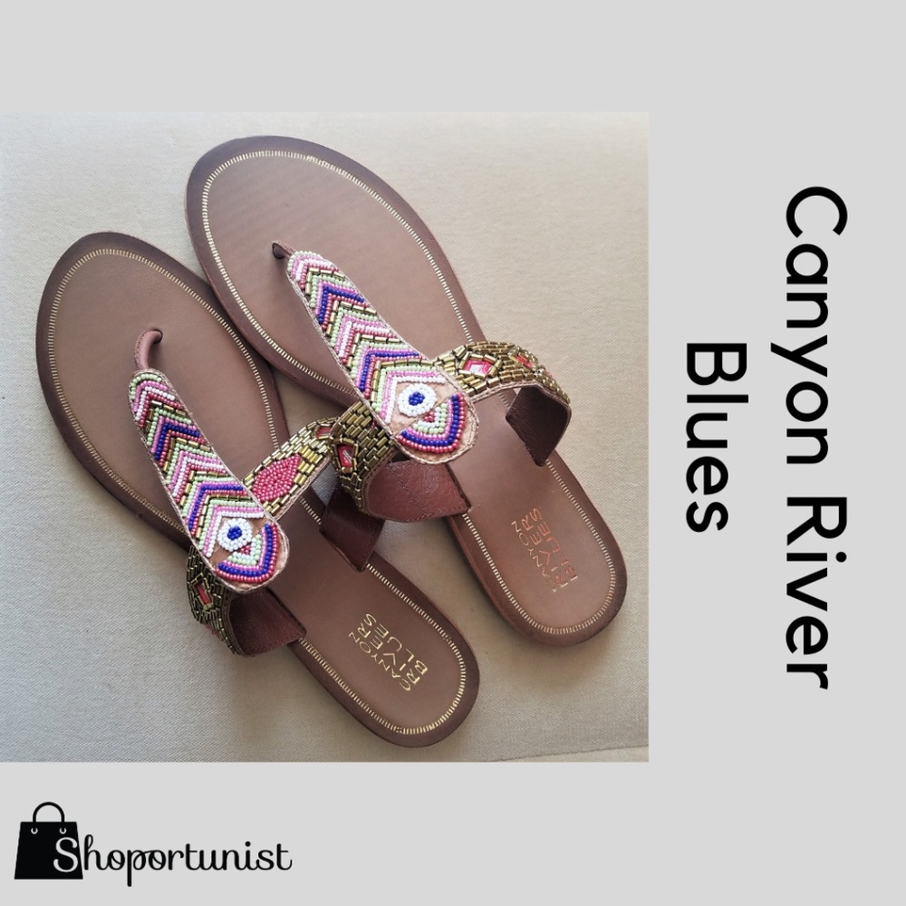 Beaded Sandal By River Canyon Blues
